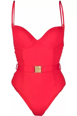 Noire Swimwear Bañador con copa con aros y cinturón