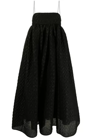 Cecilie Bahnsen Vestido Beth ajustado con tirantes finos