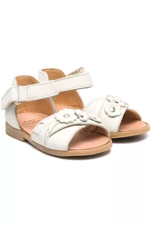 PèPè Sandalias con apliques florales