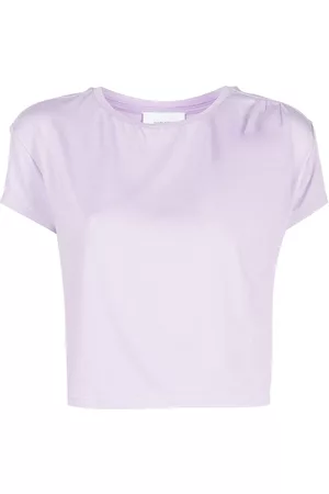Marchesa Notte Camiseta corta con cuello redondo
