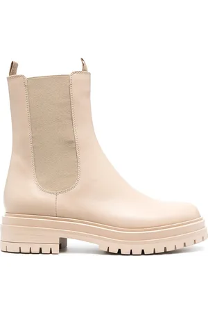 Gianvito Rossi Botas militares de piel