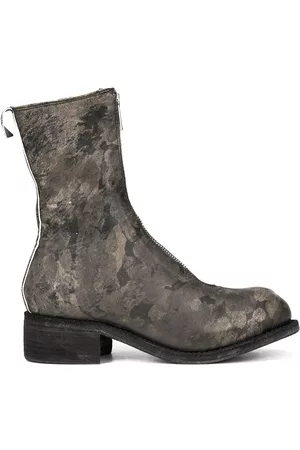 GUIDI Botas estampadas con cremallera
