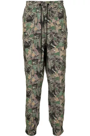 Iceberg Pantalones de chándal con motivo militar gráfico