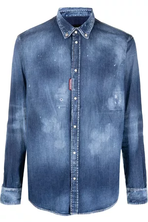 Dsquared2 Camisa vaquera con efecto envejecido
