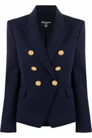 Balmain Chaqueta con botón en relieve