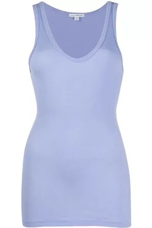 James Perse Top de tirantes con cuello redondo