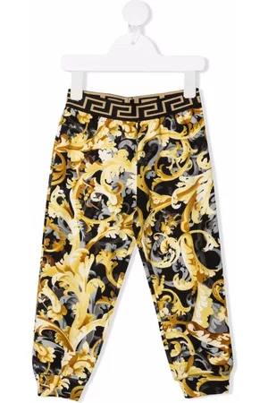 VERSACE Pantalones de chándal con estampado Barocco
