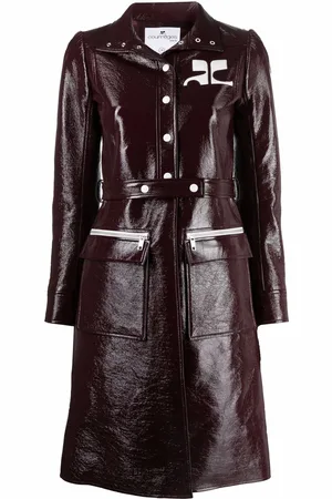 Courrèges Gabardina con aplique del logo