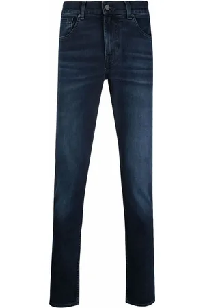7 for all Mankind Vaqueros rectos de talle medio