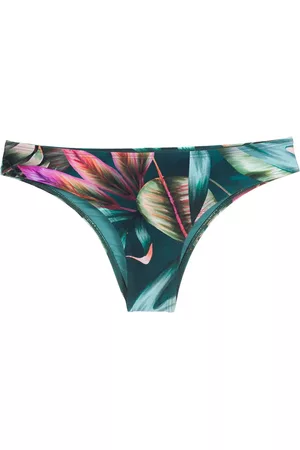 Lygia & Nanny Bragas de bikini con hojas estampadas