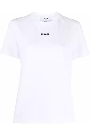 Msgm Camiseta con logo estampado