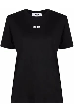 Msgm Camiseta con logo estampado