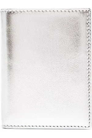 Comme des Garçons Tarjetero plegable metalizado
