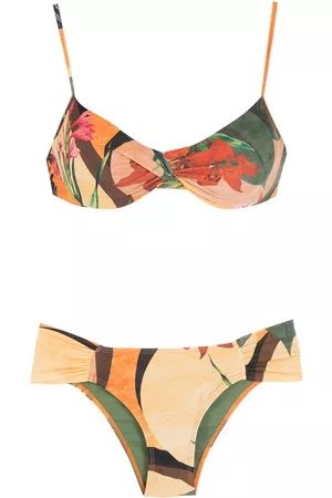Lygia & Nanny Bikini Vitória con estampado de hojas