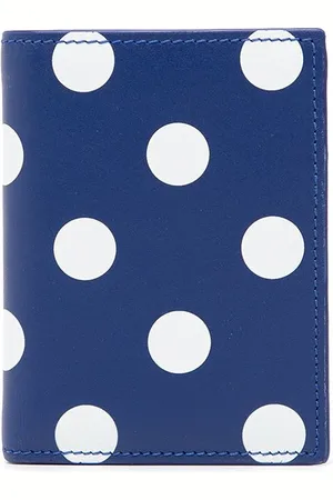 Comme des Garçons Tarjetero con estampado de lunares