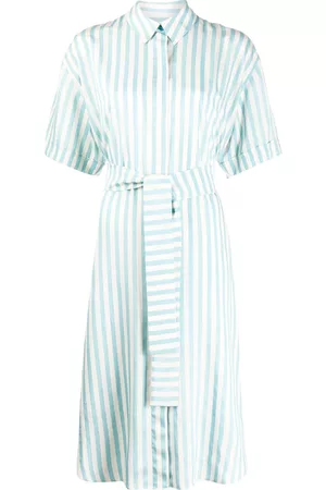 Paul Smith Vestido camisero con motivo de rayas