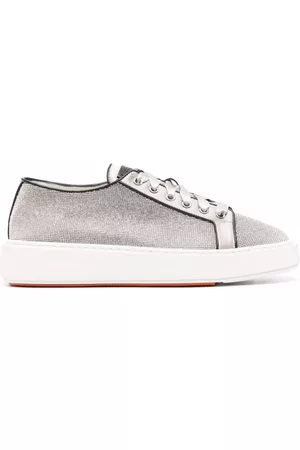 santoni Zapatillas bajas Derby con lentejuelas