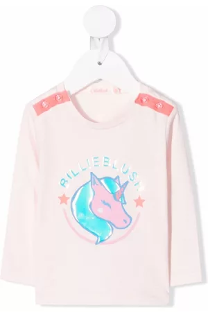Billieblush Camiseta con estampado de unicornios y logo