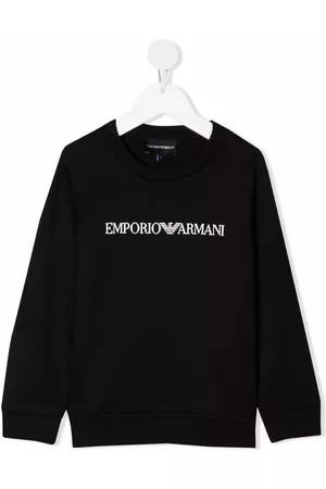 Emporio Armani Sudadera con logo y cuello redondo