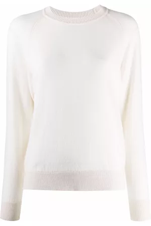 Barrie Jersey de cachemira con ribete de canalé