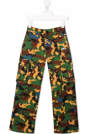 OFF-WHITE Pantalones con estampado militar