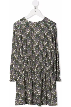 BONPOINT Vestido fruncido con estampado floral