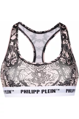 Philipp Plein Sujetador con estampado New Baroque