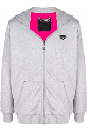 Philipp Plein Sudadera con capucha y parche del logo
