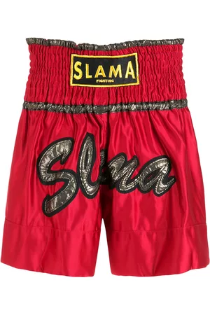 AMIR SLAMA Bermudas con logo bordado