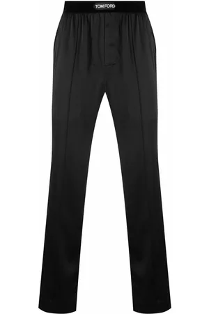 Tom Ford Pantalones de pijama con logo en la cinturilla