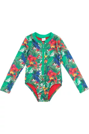 AMIR SLAMA Bañador con estampado floral