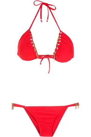 AMIR SLAMA Bikini con flecos