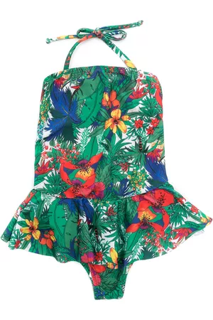 AMIR SLAMA Bañador con estampado floral