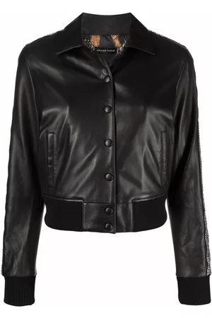 Philipp Plein Chaqueta con apliques de cristal