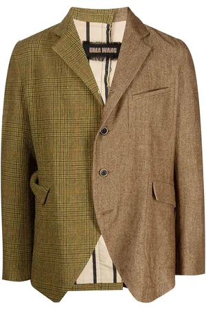 UMA WANG Blazer con panel en contraste