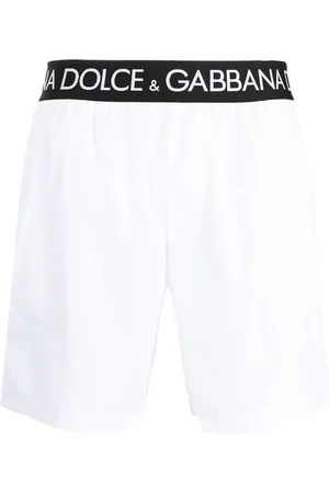 Dolce & Gabbana Bañador con logo en la cintura