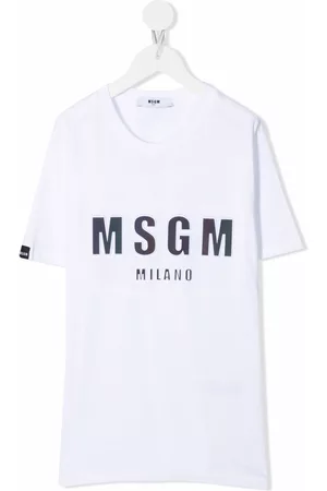 Msgm Camiseta con logo estampado