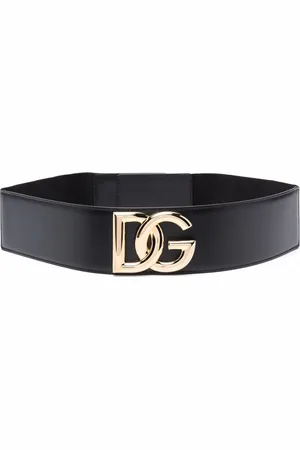 Dolce & Gabbana Cinturón con placa del logo
