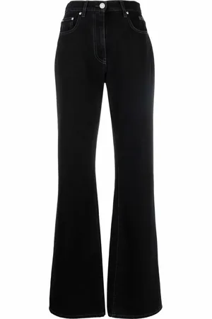 Msgm Pantalones con logo bordado