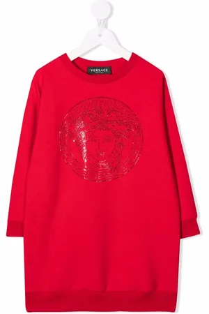 VERSACE Vestido sudadera con logo Medusa