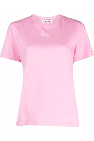 Msgm Camiseta con logo estampado