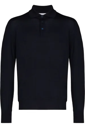 Brunello Cucinelli Polo de punto de manga larga