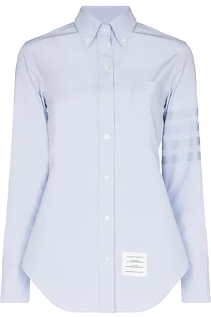 Thom Browne Camisa con botones y parche del logo