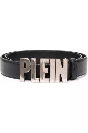 Philipp Plein Cinturón con placa del logo