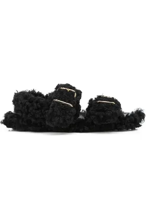 Marni Sandalias con ribetes de lana