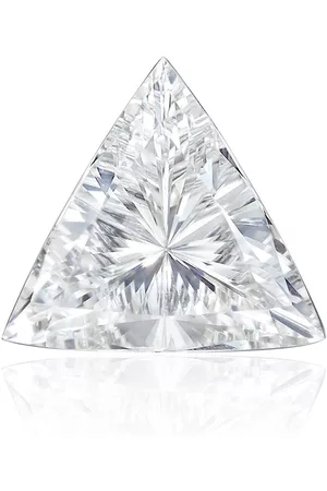 Maria Tash Pendiente Triangle Diamond en oro blanco de 18kt con apliques