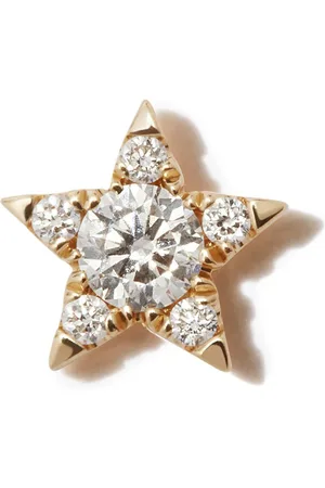 Maria Tash Pendiente Star en oro amarillo de 18kt
