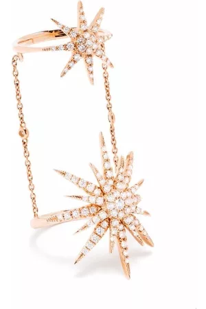 DJULA Anillo Double Soleil en oro de 18 ct con diamantes