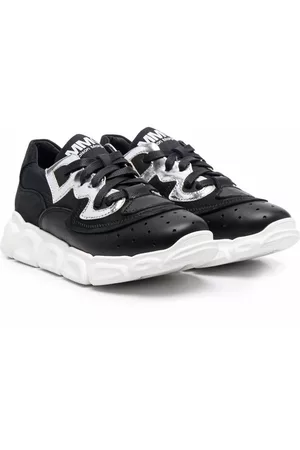 Maison Margiela Zapatillas con cordones y logo estampado