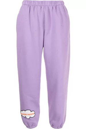 Natasha Zinko Pantalones de chándal con eslogan